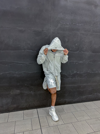 White Diamond Zip-Up